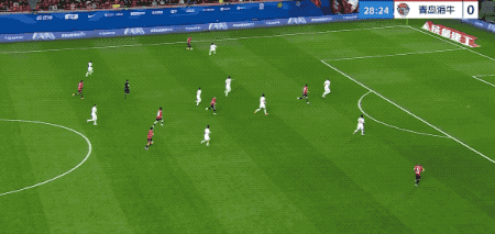 成都蓉城主场1-0力克青岛海牛 牟鹏飞多次扑救难